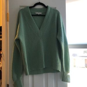 Tibi Alpaca V neck sweater — brand new!